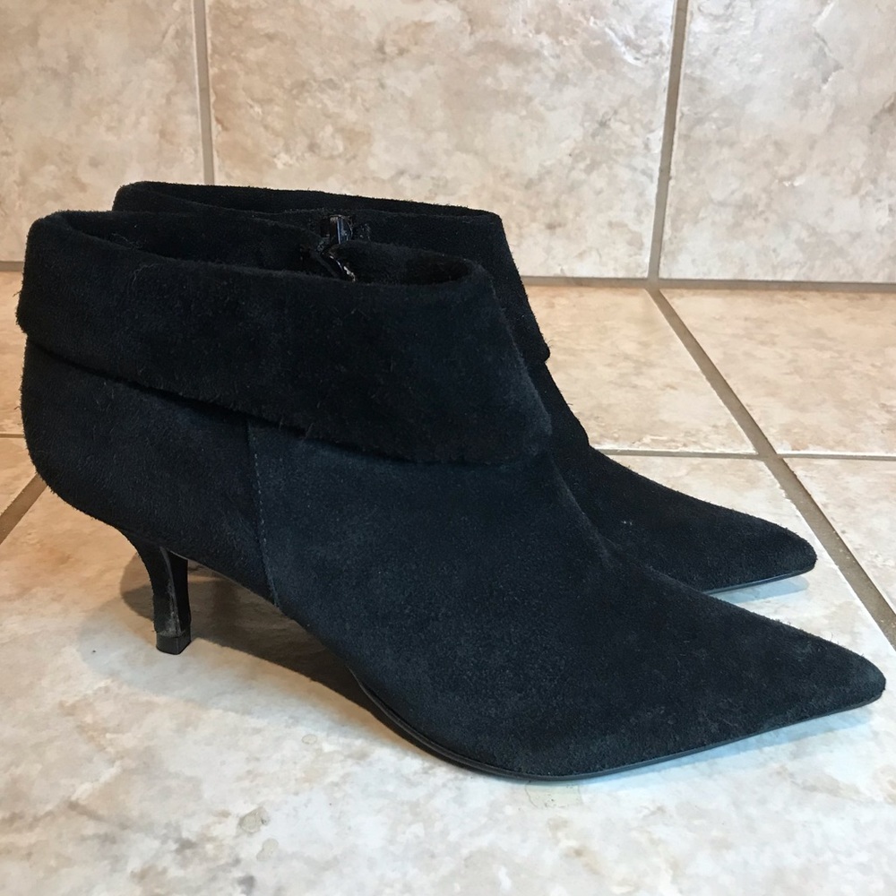 Bronx Vivian Black Heeled Ankle Boots - Picture 3 of 7